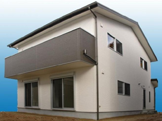 篠山市M邸ベランダ